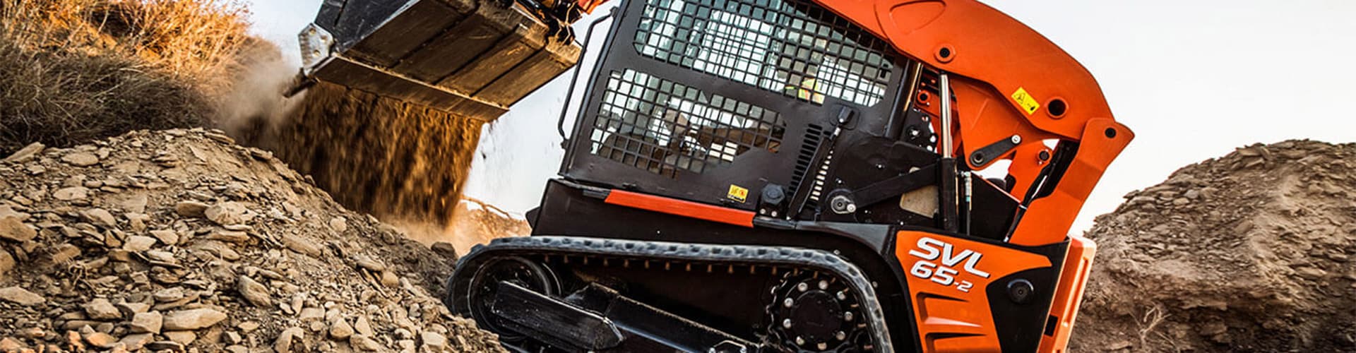 Chargeurs compacts sur chenilles