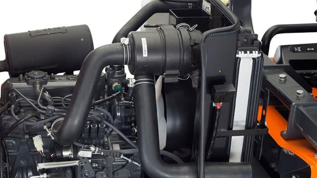 Powerful Kubota diesel engine