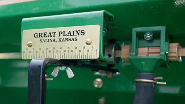 Trémie pour petites graines en option