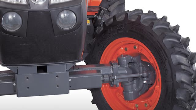 Bevel-gear front axle