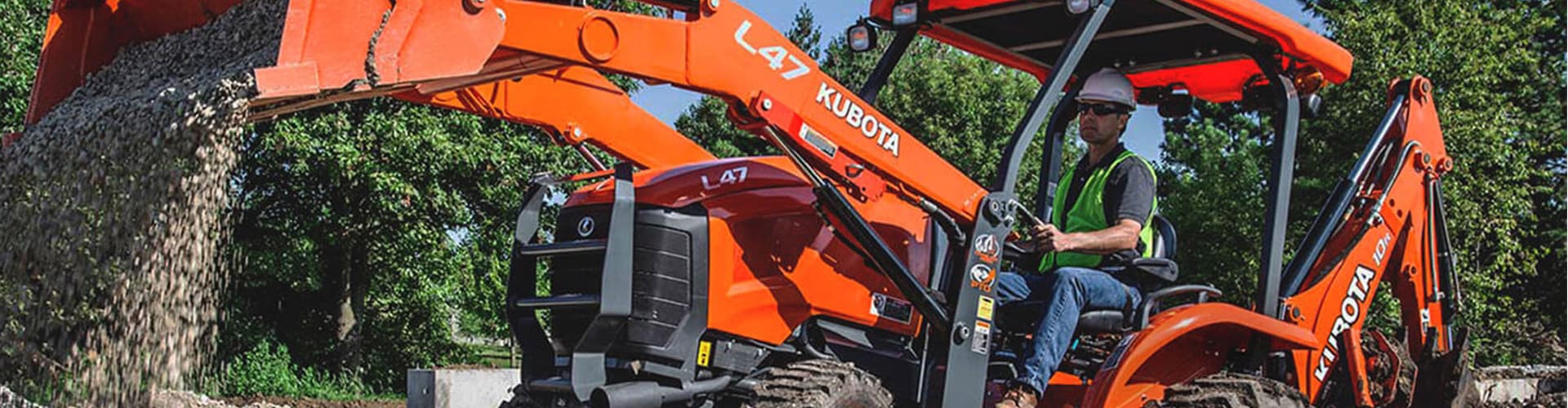 Tracteurs chargeurs-rétrocaveuses