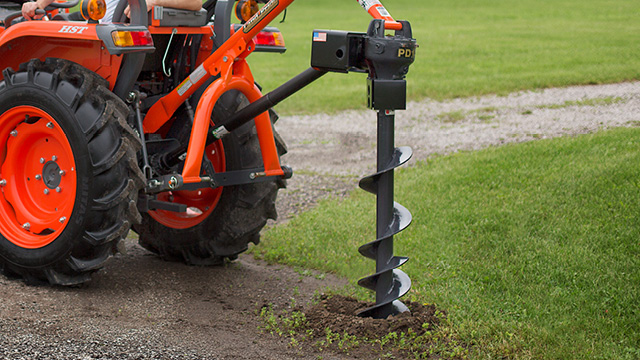 Kubota clearance hole digger