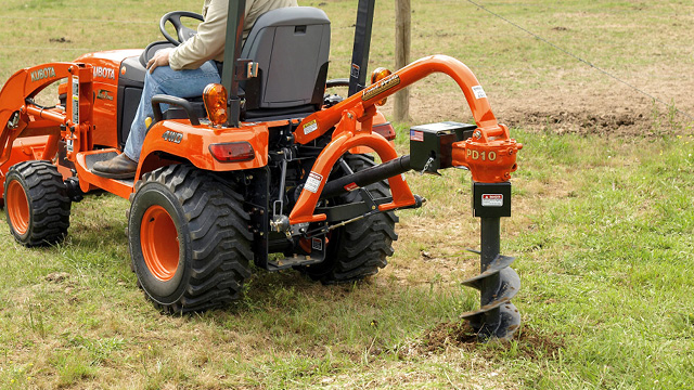 Auger for shop kubota tractor