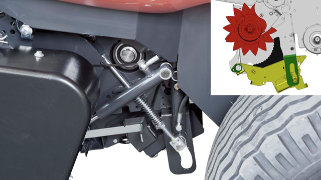 Parallelogram drop floor