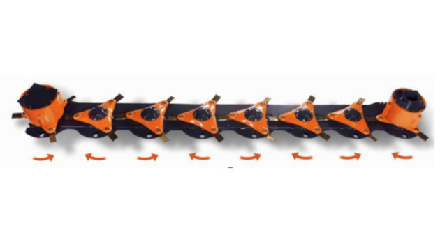 Counter-rotating discs