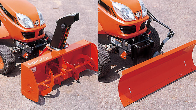 Available snow implements