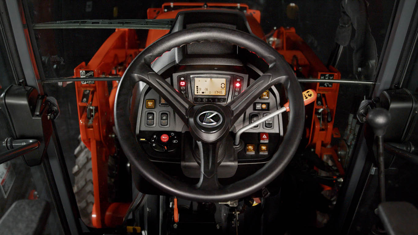 Ergonomic Lever Grips and Steering Wheel