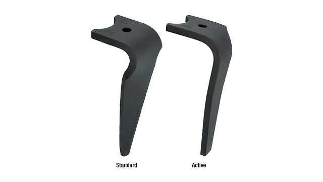 Optional Active tines