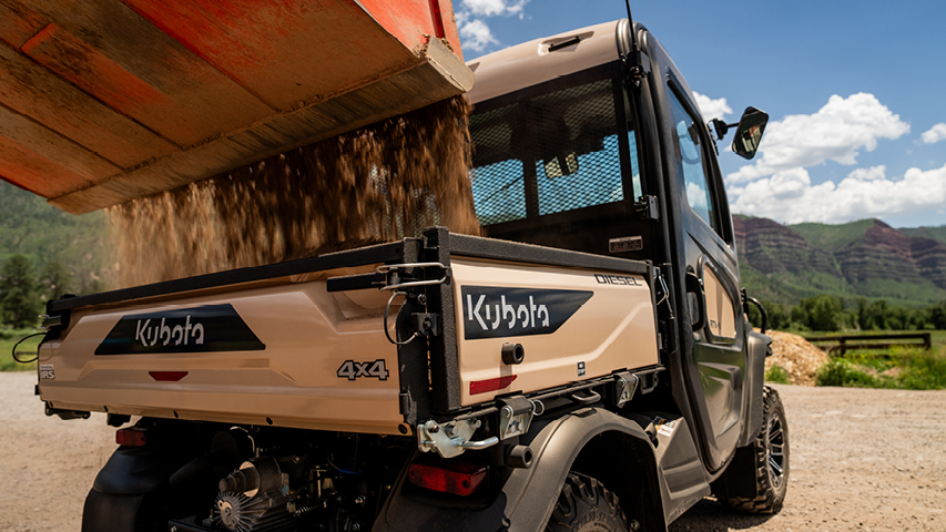 Powerful and reliable Kubota diesel engine 