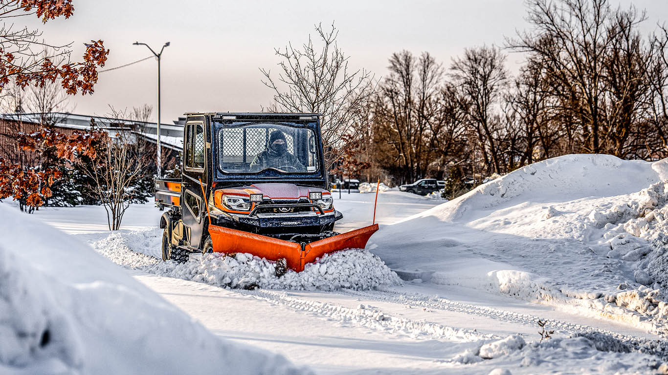 Powerful Kubota diesel engine