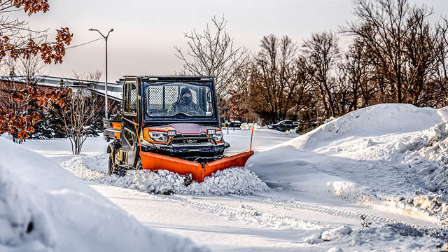 Powerful Kubota diesel engine