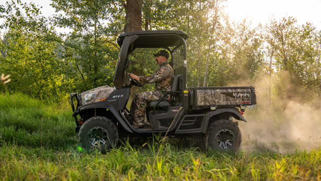 Powerful Kubota diesel engine