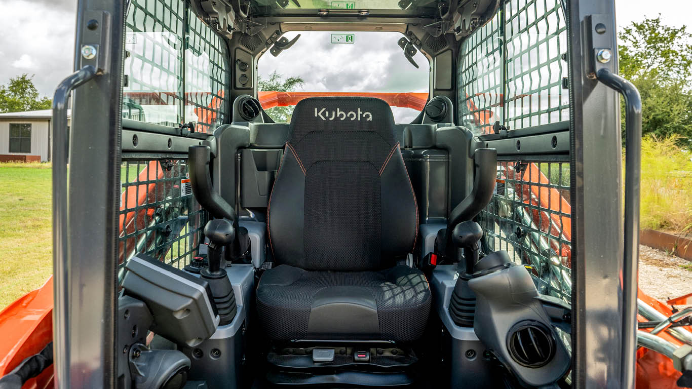 Air ride seat with heat