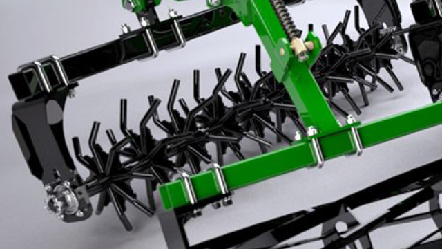 Rolling spike harrow