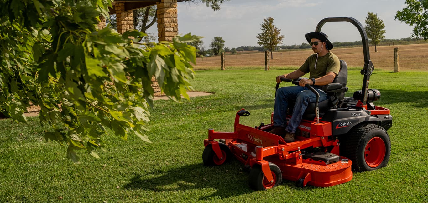 Kubota zero turn package deals outlet