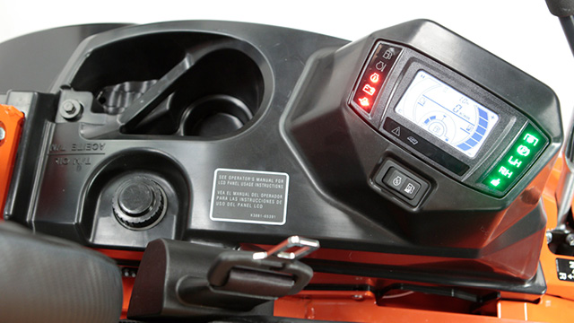 LCD meter on EFI models