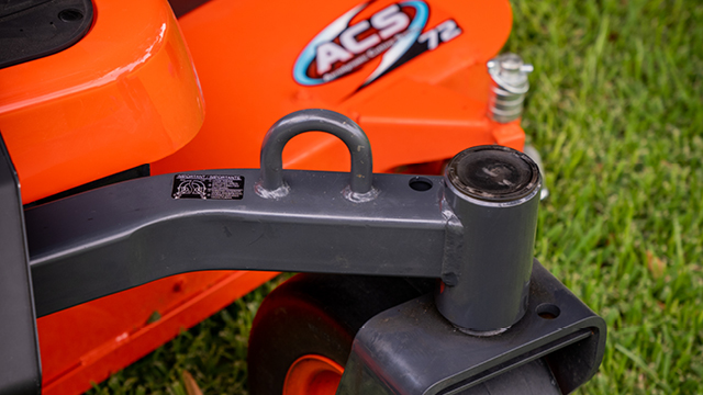 Front tie down points