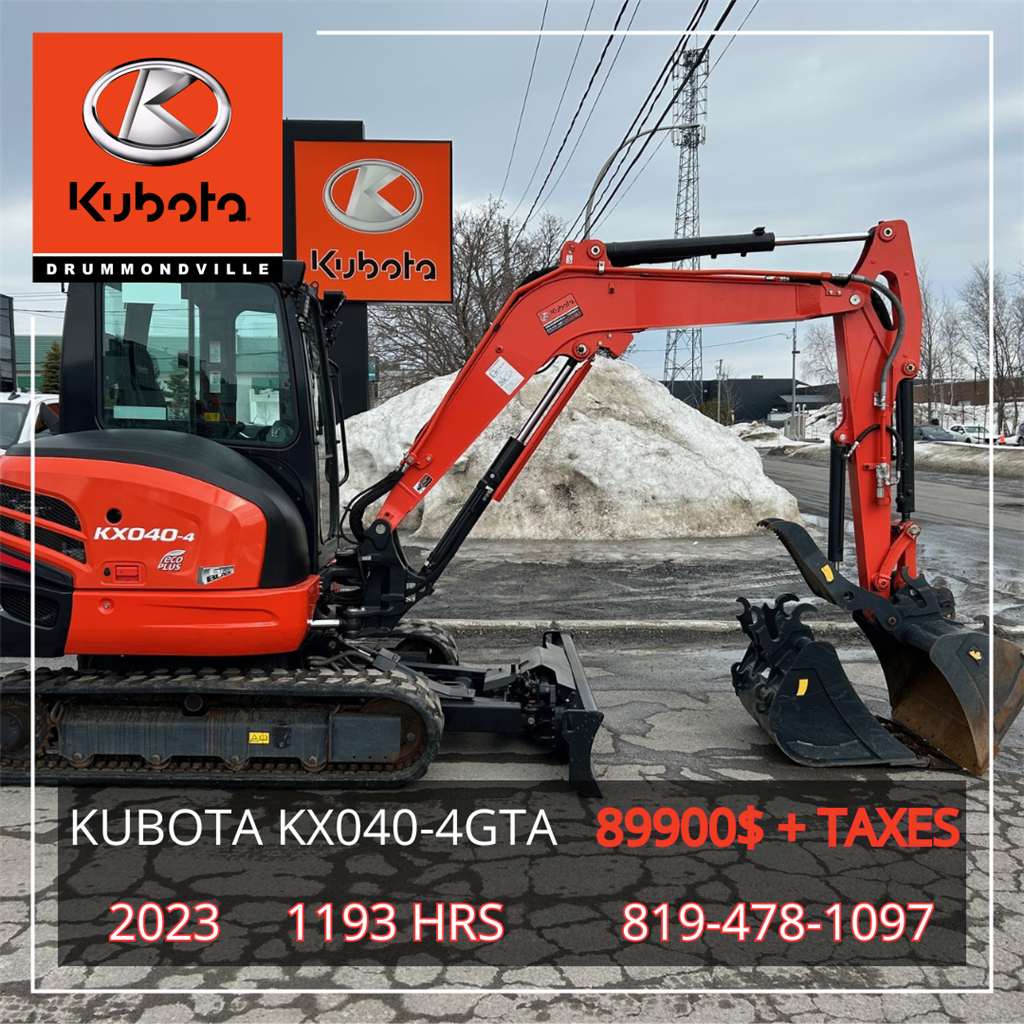 Kubota !KX040-4GTA