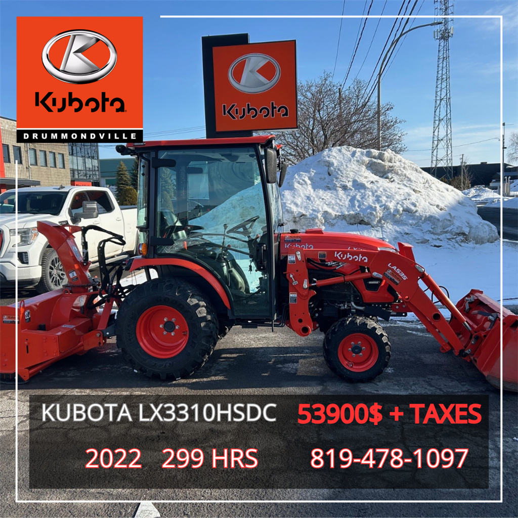 Kubota #LX3310HSDCC