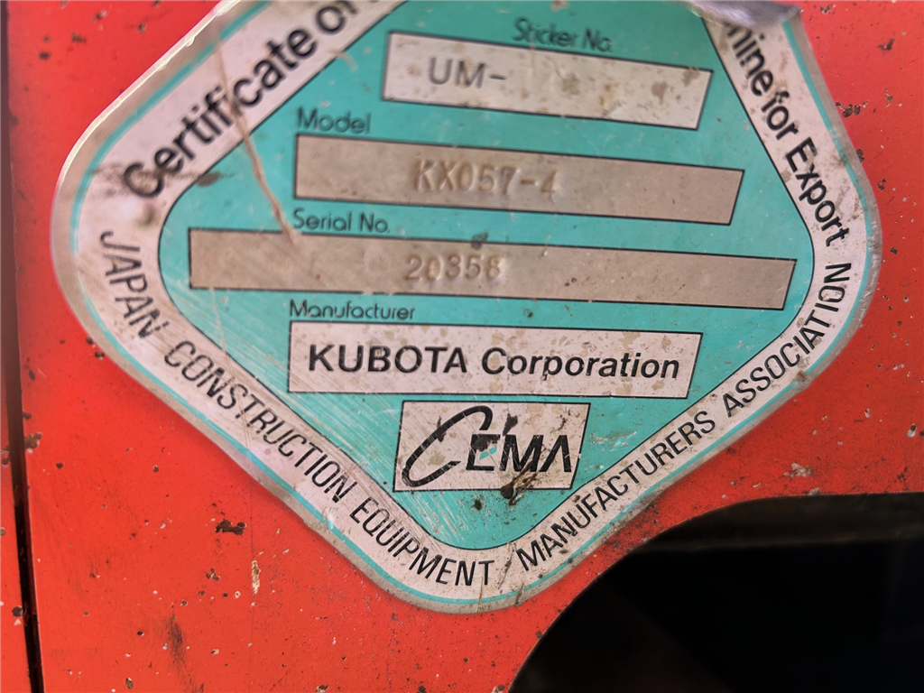 Kubota !KX057-4W